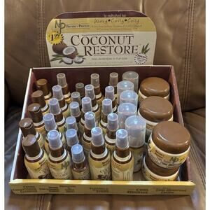 Nature’s Protein Coconut Restore Hair Care Display Set – Travel Size- Lot Of 30+